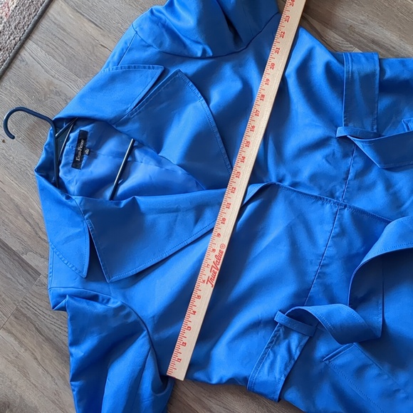 Evon-Picone blue coat, blue, XL - Picture 4 of 9